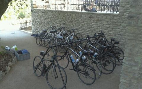 Gordes à vélo